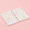 20pcs Floral Print Nail Files Double-Sided Emery Boards for Manicure Pedicure Cute Pink Flower Design Nail Shaping Buffing Tool