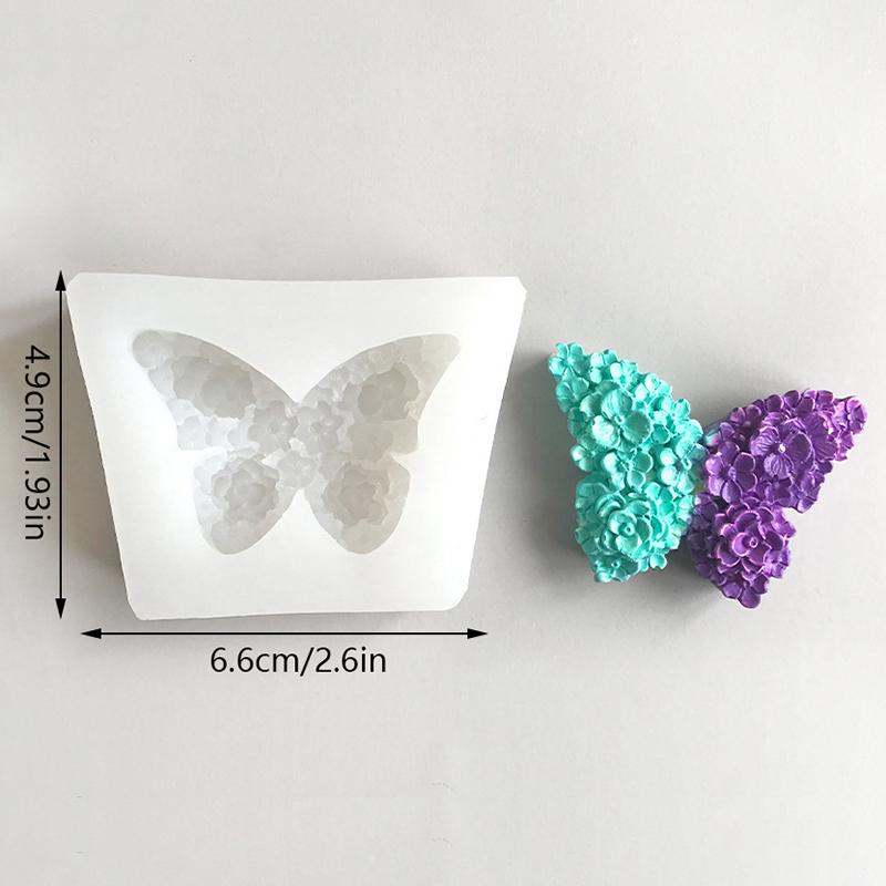 Butterfly Silicone Molds Butterfly Gypsum Concrete Mould Diy Home Decoration Resin Mold Casting Aromatherapy Mould