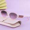 Oval Frame Sunglasses Women'S Trend Sunscreen Sunglasses Women'S Trend High-End Glasses