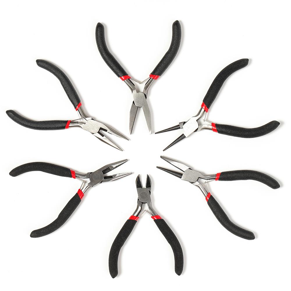 Jewelry Pliers Tool Equipment Long Needle Nose Pliers For DIY Accessory Cut Metal Chain Jewelry Making (with teeth) DIY Tools