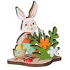 EASTER BUNNY WOODEN DECORATION FIGURE