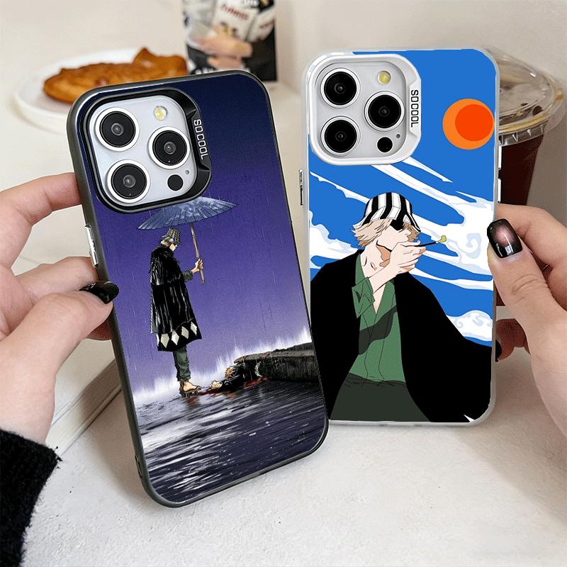 Bleach Kisuke Urahara Soft Phone Case for iPhone 15 16 17 Pro Max 17Air 16E 14 Plus 13 12 Mini Shockproof Cover Back Shell