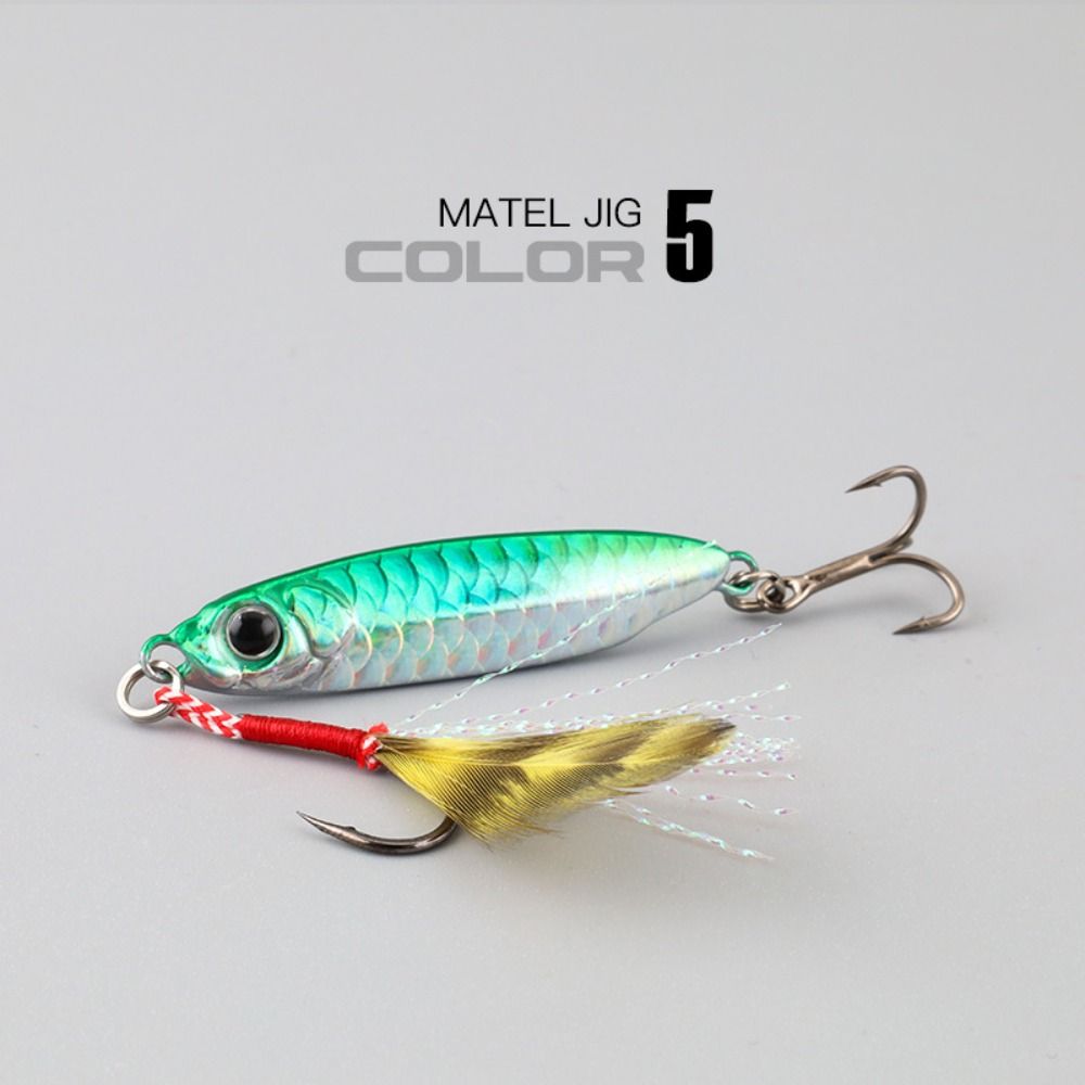 

Iron Floating Minnow Baits Red Green Long Casting Lure Outdoor Crankbaits Fishing Color 5-7g
