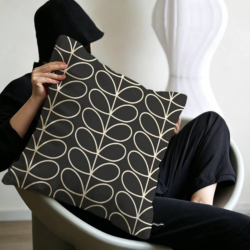Art OOrla Kiely Flower Pillow Anime Pillow Sofa Bed Head Pillow Cover Cushion Cover x cm Fashion