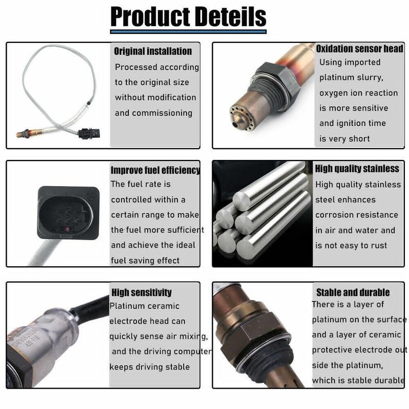 Front Upstream Oxygen Sensor 11787558054 For BMW 135i 335i 335is 335xi 535i 535xi X6 Z4 For BMW Car Sensor 0258017100