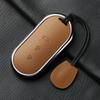 Aluminum Alloy Goatskin Car Key Case Cover For Huawei Aito M5 M7  Car Key Case Protect Fob