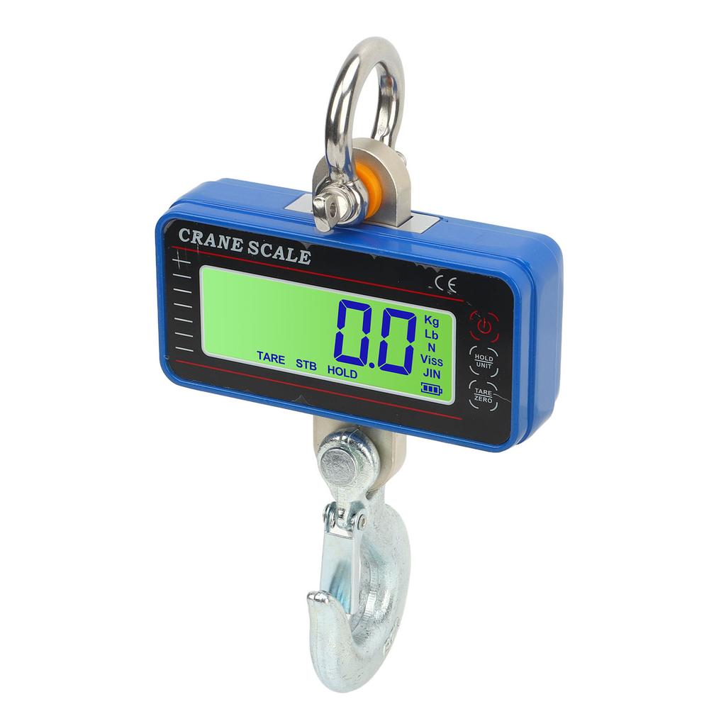 Cantar electronic pentru macara Senzor de înaltă precizie Ecran LED Wireless Cârlig de agățare 1500 kg Albastru