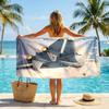 Tomcat Fashion Beach Towel: Ideal for Summer Adventures Soft, Absorbent and Quick Drying Suitable for Swimming and Bathing