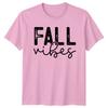 Fall Vibes Autumn Seasons Graphic Tee Unisexs TShirt Unisexs Top