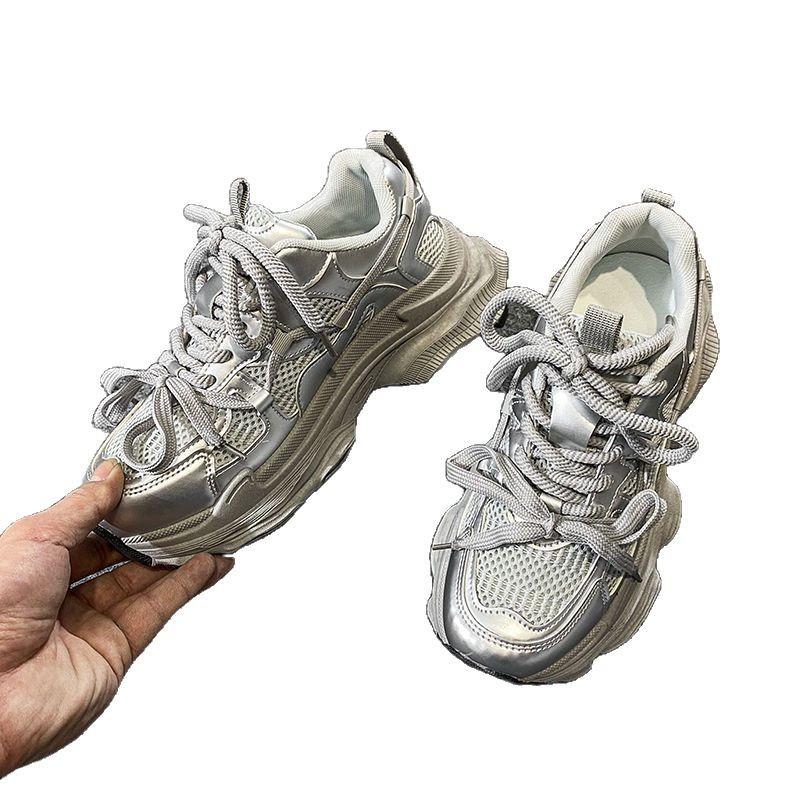 Dad shoes women's spring new thick-soled heightening versatile comfortable casual sports shoes