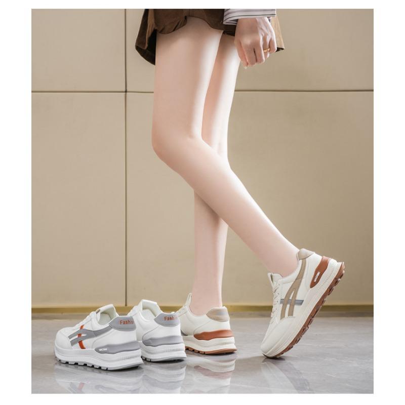 Women Breathable Thick Sole Height Increasing Versatile Korean Style Casual Sports Sneakers