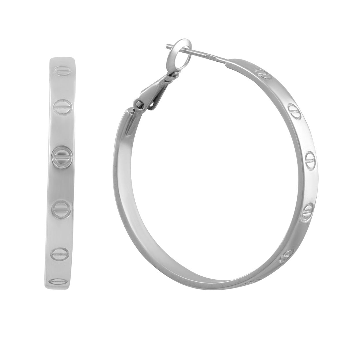 

Срібні сережки без каміння (2082552)