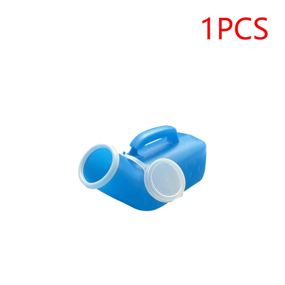 1-5Pcs 1200ml Pee Bottle Spill Proof Portable Urinal Plastic Mens Bedpan Bottle with Lid for Car Elderly and Incontinence