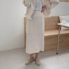 New Arrivals Open Run H Line Long Skirt Back Slit