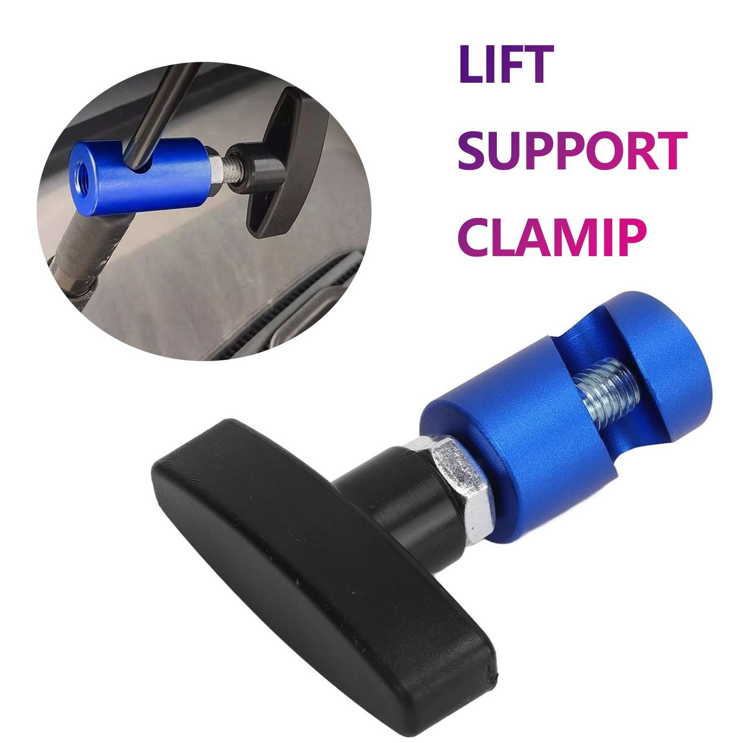 1X Universal Hood Lift Rod Support Strut Fixing Clamp Stopper Retainer Tool Blue