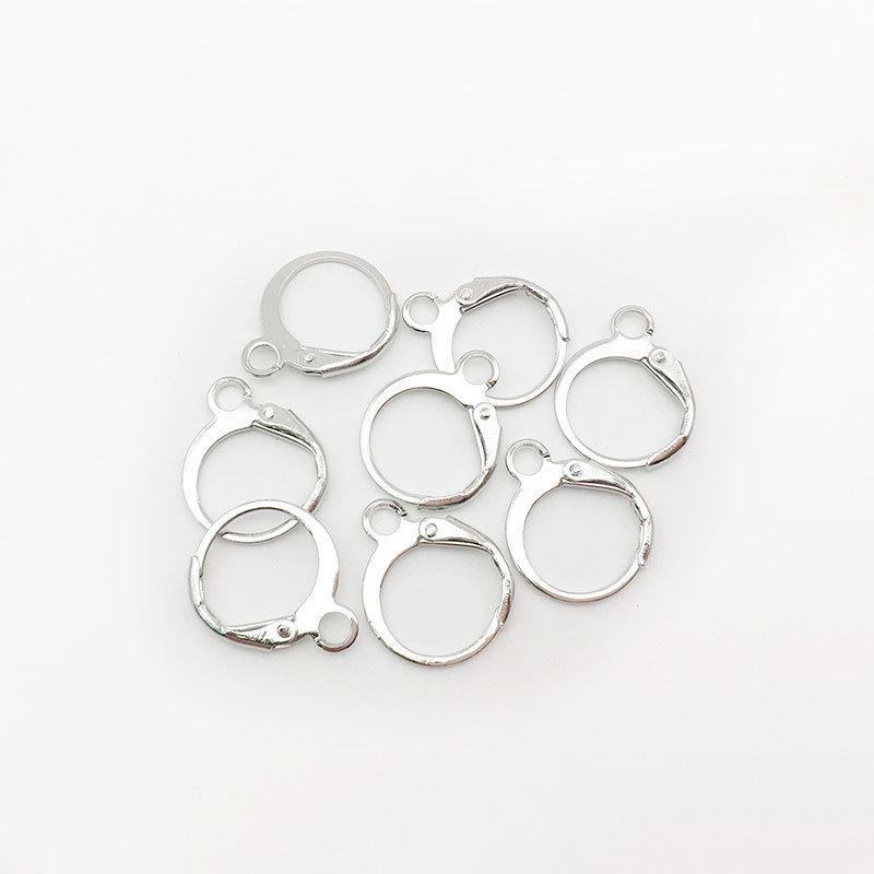 

Elastic Copper Round French Ear Hook for DIY Earring Jewelry Accessory