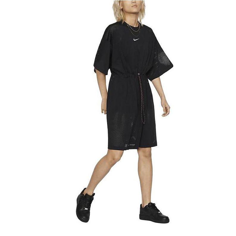 Nike Lab Collection Mesh Sleeve Dress Women Dress Black CJ0177-010