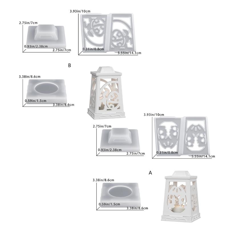 Silicone DIY Craft Molds Mould For Making Easter Hollow Lanterns Night Lights Ideal For Holiday Decoration And Creative Fun