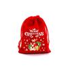 Christmas Candy & Apple Gift Bags - Red Snack Packaging