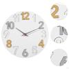Clock 12 Inch Hanging Wall Minimalist Decor Creative Decorative Silent