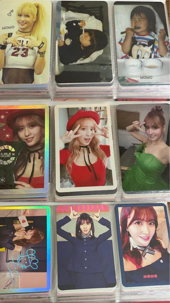 [USED] Twice Momo trading cards bulk sale