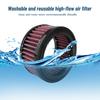 1pc Motorcycles Air Cleaner Intake Filter Universal Air Filter Element Replacement for Harley Sportster XL 883 1200 48 2004-up Air Filters 7