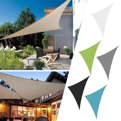 Triangle Sun Shade Sail Waterproof UV Block Sun Shade Canopy Outdoor Awning
