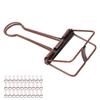 30Pcs Wire   Clips 2 Inch Hollow Out Strong Clamping Multi Purpose Small   Clips for Notes Tickets Papers
