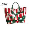 Bolsa de Viagem com Tema de Natal PVC Tote para Mulheres, Bolsa de Mão Plástica Espaçosa à Prova d'Água, Grande Alça Superior para Compras, Praia, Viagem, Trabalho Feriado Sazonal