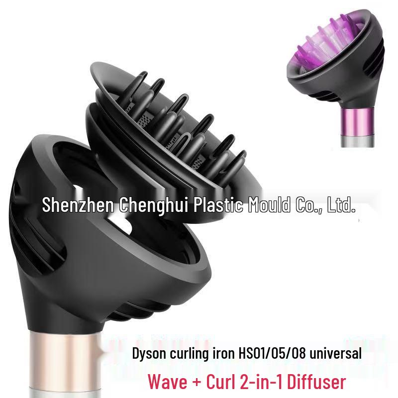 Compatible Attachments for Dyson Airwrap: Barrel, Pre-Styling, Diffuser, & Curling Iron