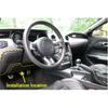 4pcs Steering Wheel Lower Panel Trim Cover For Ford Mustang 15+ Red Carbon Fiber