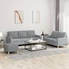 VidaXL Sofa Set with Cushions 3 Pcs, Sofas with Armrests and Backrest, Furniture Set with Footrest 3201314