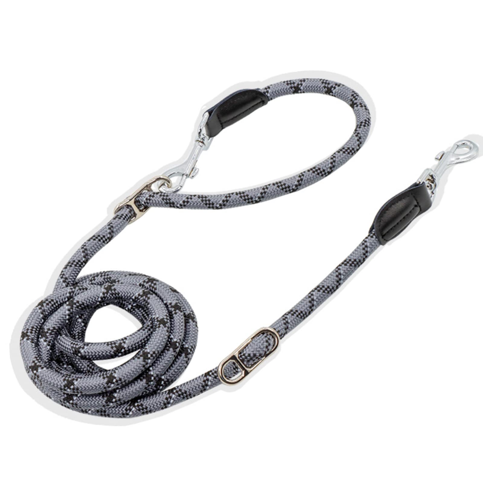 

Поводок для собак, поводок для собак на плечо, поводок для собак, скользящий поводок, 1 поводок без поводка для обеих рук, 2 поводка для собак, регулируемая длина, светоотражающий материал, поводок для собак среднего и