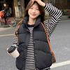 Down cotton vest women's autumn and winter new fashion vest small warm short coat tide