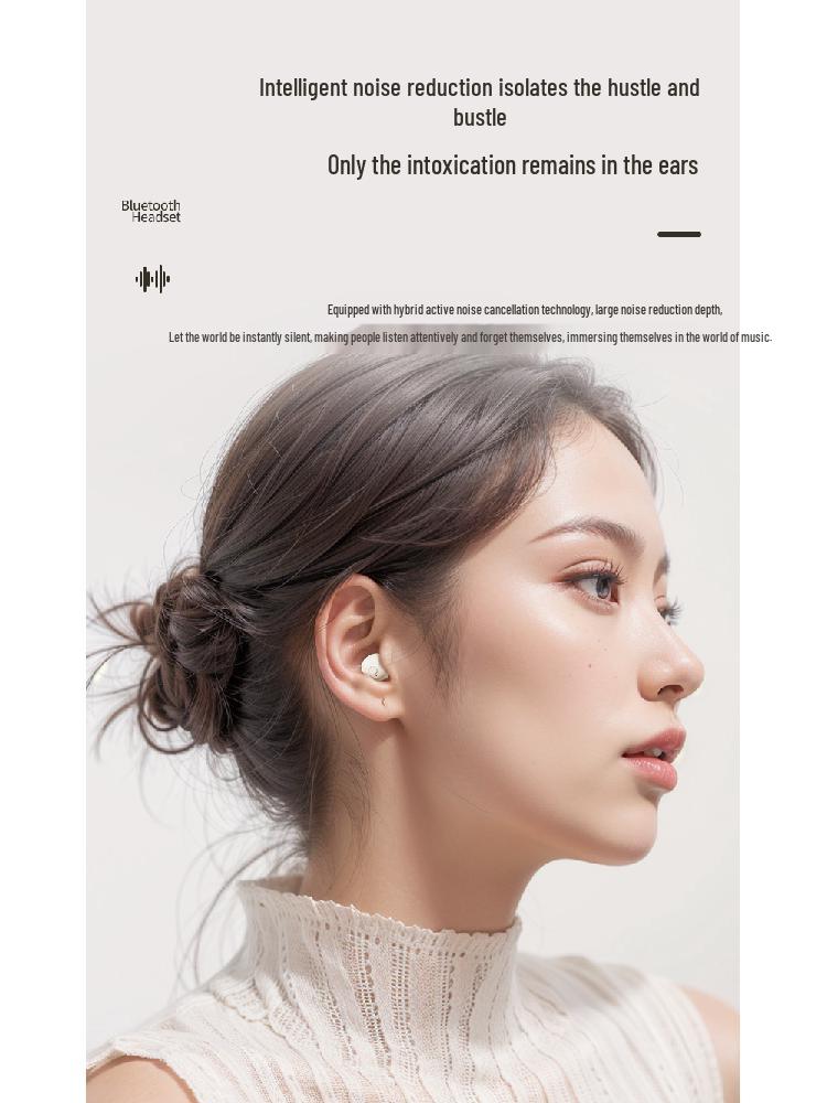 Wireless TWS Bluetooth 5.4 Stereo Noise-Cancelling Sport Earbuds