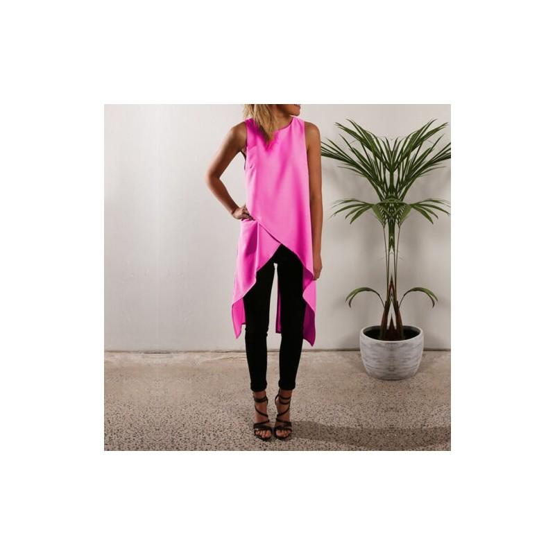 Damen Rmellos Longshirt Sommer Westen Tank Bluse Hemd Shirt Tunika Oberteil Top In Premium Quality For Effortless Versatility And Timeless Style
