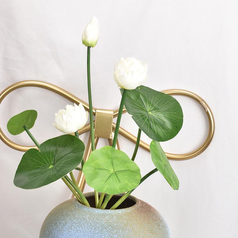 Lotus Simulated Leaves Artificial Flowers Ornament For Home Decoration Hotel