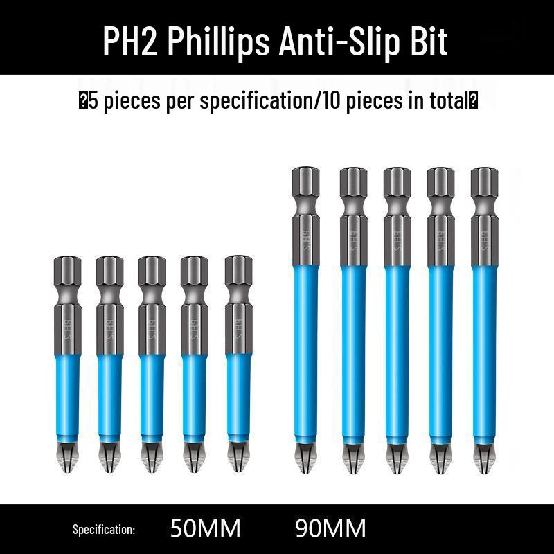 Premium Magnetisches Anti-Rutsch Elektro-Schraubendreher-Set mit Superharten Bits & Leistungsstarkem Magnetring