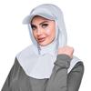 Sun Protection Sun Hat with Hood Wide Brim UV Resistant Neck Shade Cap Solid Color Neck Protection Hijab Baseball Cap Women