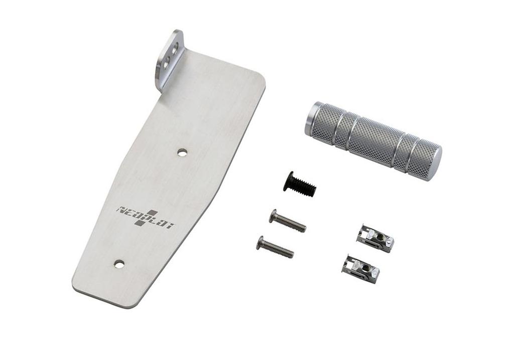 NEOPLOT Footrest Bar NEO for AT Jimny NP79270 vehicles, (JB64W)/Sierra (JB74W)/Nomad (JC74W), Silver,