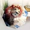 1pc Lion King Automatic Open/Close Umbrella Sturdy Iron Frame, Compact Travel Umbrella - Perfect Gift for Women, Men, Birthdays, Anniversari