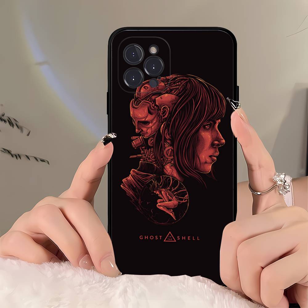 Anime G-ghost In The S-shell Cartoon Phone Case For IPhone 16 15 14 11 12 13 Mini Pro XS Max Cover 6 7 8 Plus X Funda Shell