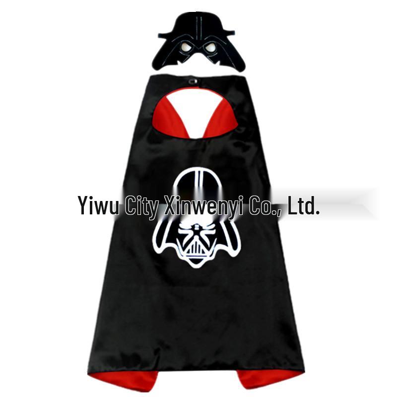 Kids' 3D Superhero Cape Costume for Halloween & Parties