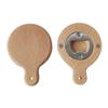 Engraved Beech Wood Magnetic Bottle Opener and Refrigerator Magnet