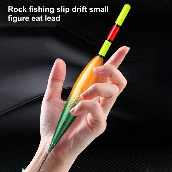 1 Set LED Lighted Fishing Float High Visibility Waterproof Long Casting Light-up Buoy Bobber Float Saltwater Freshwater Carp Fishing Accessories