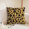 Fashion Leopard Print  cushion cover Pillow Case Plush Fabric Soft Double Sided Print Sofa Cushion Cover Throw Pillow Covers