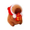 Lucky Capybara Plush Toy 25cm For New Year Home Decoration And Giving Gift