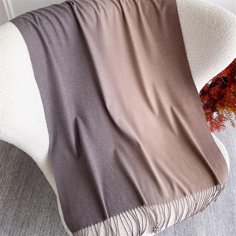 New 40 Color Winter Scarf for Women Long Warm Cashmere Scarves Hijab Solid Lady Shawl Wrap Pashmina Bandana Stoles 70X190Cm