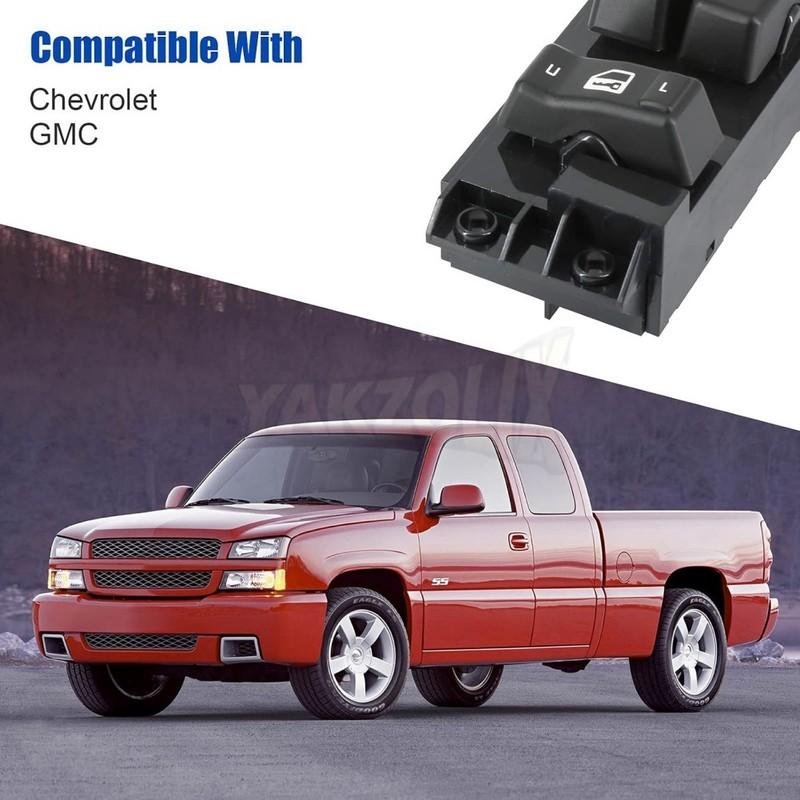 For Chevrolet Silverado GMC Sierra Left Electric Power Window Switch Lifter Control Button 15054161 15753934 Car Accessories