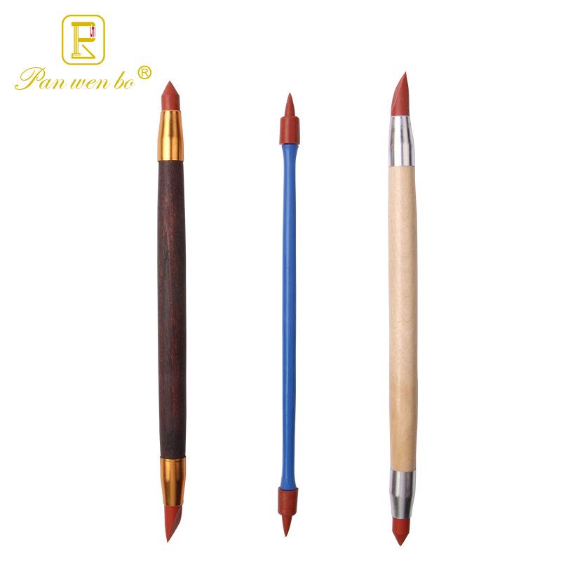 3-Piece Erasable Clay Sculpture Pencil Set with Soft Tips for Pottery and Hand Modeling